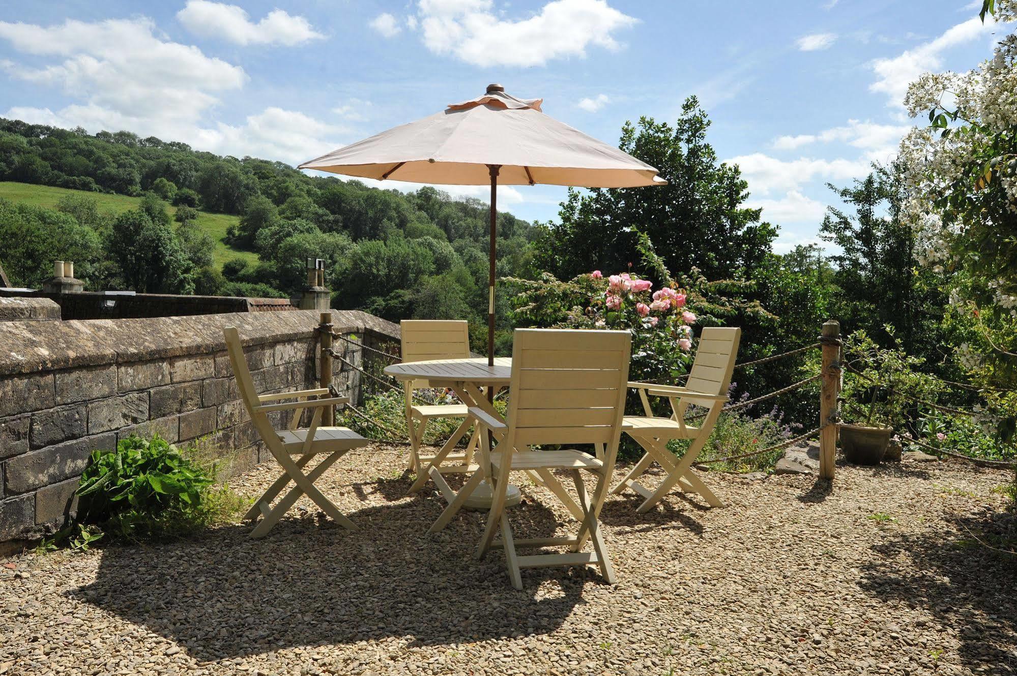 Ferienwohnung Tucking Mill View- Self Catering Bath Exterior foto